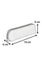 Genuine Leather Triangular Pen Holder - Pen Case 19cm X 6cm X 6cm (Pen Holder) - 2
