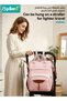 Baby Diaper Bag Backpack, Multi-Function Baby Travel Backpack Bag with Insulated Pockets, Waterproof Mommy Bag for Outdoor and Travel, Large Capacity Infant Gift, USB Port, Oxford - 5