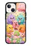 iPhone 13 Mini Glossy Phone Case with Monster Picnic Party Design