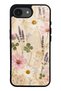 iPhone 16E Glossy Phone Case with Wildflower Letters Design