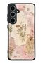 Samsung S24 Fe Blush Herbarium Design Glossy Phone Case