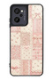 Casper M40 Glossy Phone Case with Pink Lace Patchwork Design