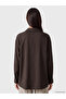 Peak New Season Brown Leopard Patterned Women's Shirt - 4