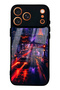 iPhone 17 Pro Max Neon Tokyo Nights Design Glossy Phone Case