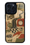 iPhone 14 Pro Max Glossy Phone Case with Retro Road Racing Design