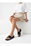 Artı&Jel-5000 Orthopedic Gel Heel Spur Function Brown Beige Women's Slippers - 4
