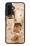 Samsung A36 Glossy Phone Case with Café Love Letters Design