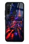 Xiaomi Redmi Note 8 Glossy Phone Case with Neon Tokyo Nights Design