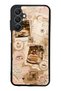 Samsung A25 Glossy Phone Case with Café Love Letters Design