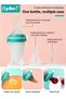3-in-1 Baby Food Feeder With Feeding Spoon, Fruit Feeder Pacifier and Medicine Dropper, Infant Feeding Set For Newborns Toddlers and Kids, Food Grade Silicone BPA-Free - 3