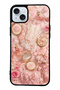 iPhone 15 Plus Glossy Phone Case with Vintage Rose Vanity Design