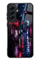 Samsung A56 Electric Alley Design Glossy Phone Case