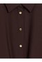 Lcw Comfort Brown Drawstring Women's Shirt - 7
