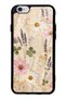 iPhone 6S Glossy Phone Case with Wildflower Letters Design
