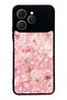 Tecno Spark 40 Pink Lace Romance Design Glossy Phone Case