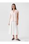 Özmarka New Season Pink V-Neck Blouse with Floral Appliqué - 2