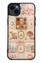 iPhone 14 Plus Parisian Sweet Quilt Design Glossy Phone Case