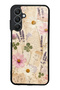 Samsung A25 Glossy Phone Case with Wildflower Letters Design