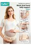 Maternity Belly Belt+ Monitoring Belt Set, Breathable and Adjustable Pregnancy Belly Support Band, Lightweight Back Support Belly Bands for Pregnant Women, Provides Relief from Abdomen Pelvic Waist Ba - 3