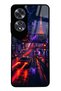 Oppo A60 Neon Tokyo Nights Design Glossy Phone Case