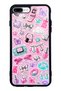 iPhone 7 Plus Y2K Sticker Dreams Design Glossy Phone Case