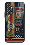 Samsung A54 Old School Racing Design Glossy Phone Case