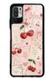 Xiaomi Redmi Note 10 5g Glossy Phone Case with Cherry Love Letters Design