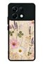 Xiaomi Poco X6 Pro Glossy Phone Case with Wildflower Letters Design