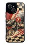 Tecno Spark 40C Retro Racing No. 7 Design Glossy Phone Cases