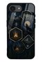 iPhone 16E Moonlit Trails Design Glossy Phone Case