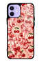iPhone 12 Glossy Phone Case with Cherry Lace Fantasy Design