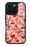 iPhone 16 Pro Glossy Phone Case with Cherry Lace Fantasy Design