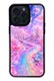 iPhone 15 Pro Max Crystal Heart City Design Glossy Phone Case