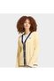 Cable Knit Women's Yellow Cardigan (Ks4968)