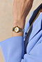 Beige/gold acc1350 oyster wristwatch 25mm - 2