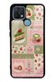 Oppo A15S Glossy Phone Case with Matcha Berry Quilt Design