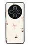 Xiaomi Redmi 14C Glossy Phone Case with Cherry Pearl Lace Design