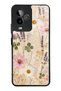 Gm 24 Pro Glossy Phone Case with Wildflower Letters Design