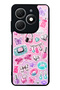 Tecno Spark 20 Y2K Sticker Dreams Design Glossy Phone Case