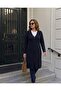 V-Neck Steel Knit Long Tricot Jacket - 2