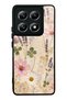Xiaomi Mi 14t Pro Glossy Phone Case with Wildflower Letters Design