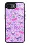 iPhone 16E Glossy Phone Case with Lilac Charm Pop Design