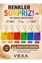 Boxed Moving Number Puzzle Keychain – 3D Printing Brain Teaser Puzzle Colorful Fun Keychain - 3