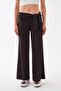 Women's Waist Shawl Detailed Single Bottom Sweatpants 265198 - - 3