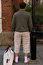 Men's Large Size Casual Khaki Winter Sweatshirt - 6