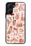 Vivo Y16 Glossy Phone Case with Rose Gold Glam Design