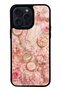 iPhone 15 Pro Max Glossy Phone Case with Vintage Rose Vanity Design