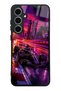 Samsung S24 Fe Purple Apex Design Glossy Phone Case