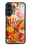 Samsung A16 Fun Food Party Design Glossy Phone Case