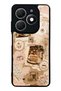 Tecno Spark 20 Glossy Phone Case with Café Love Letters Design